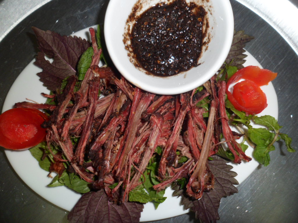 Thịt Trâu gác bếp Tây Bắc