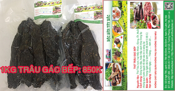 1kg thịt gác bếp giá bao nhiêu