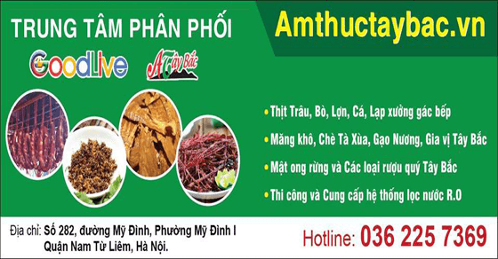 Địa chỉ cung cấp đặc sản Tây Bắc tại Hà Nội
