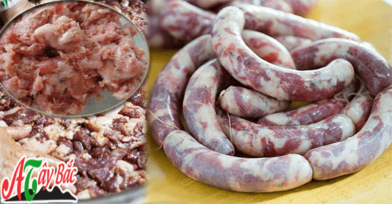 Chuẩn bị các nguyên liệu để làm lạp sườn gác bếp