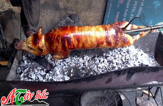 Món thịt lợn nướng cực thơm ngon