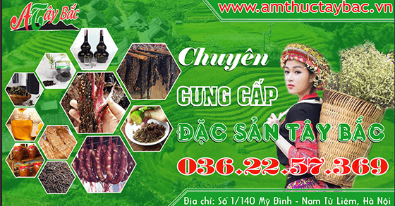Cửa hàng Ẩm Thực Tây Bắc bán đặc sản Tây Bắc chính hiệu