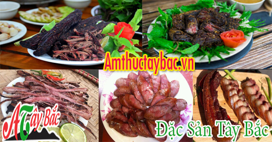 Các loại thịt gác bếp đặc sản Tây Bắc