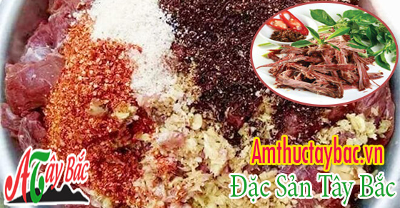 Nguyên liệu làm thịt lợn gác bếp đang dạng, phong phú