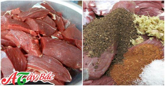 cach lam thit trau gac bep chuan vi truyen thong nui rung tay bac 2