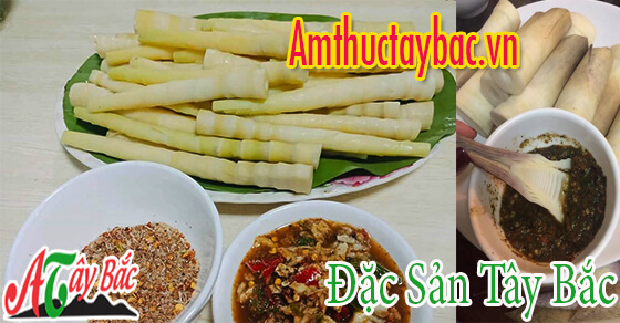 Chẩm chéo ăn cùng với măng đắng nướng thì còn gì bằng