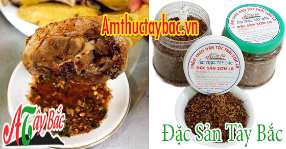 Chẳm chéo là thức chấm đặc biệt của người dân Tây Bắc