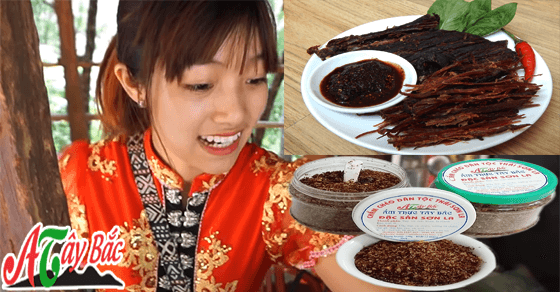 Chẩm chéo – gia vị cổ truyền Tây Bắc chấm cùng thịt trâu