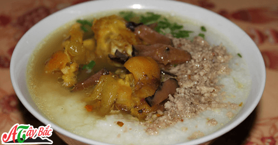 Cháo tẩu âu mon ăn ngon của Tây Bắc