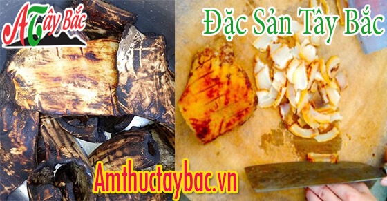 Da trâu thui bằng rơm sẽ là thơm ngon nhất