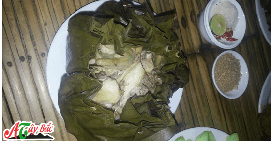Được món gà mọ thơm ngon của người thai Sơn La