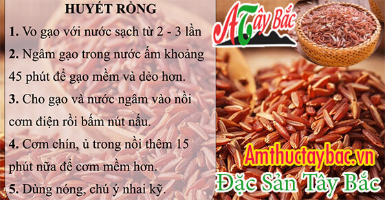 Gạo huyết rồng có màu nâu đỏ khá lạ mắt Gạo huyết rồng có màu nâu đỏ khá lạ mắt