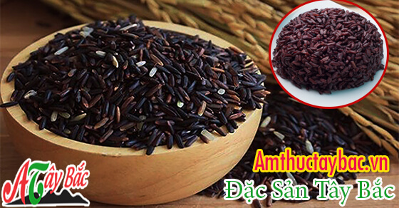 Gạo nếp cẩm có hương thơm, vị dẻo ngon Gạo nếp cẩm có hương thơm, vị dẻo ngon