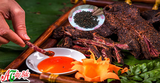 Hạt dổi rừng dùng để làm nước chấm thịt bò gác bếp sẽ rất ngon Hạt dổi rừng dùng để làm nước chấm thịt bò gác bếp sẽ rất ngon