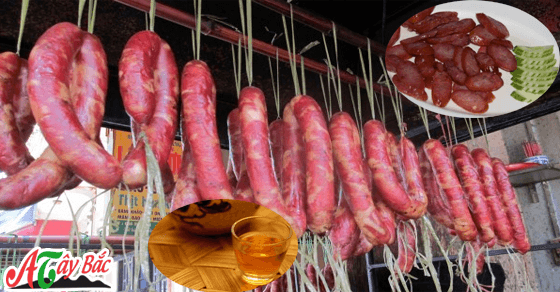 Lạp sườn ngon hơn khi được nhâm nhi với chén rượu táo mèo