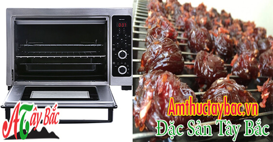 Lò nướng được sử dụng để làm mận sấy khô