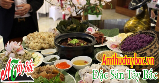 Những món ngon đặc trưng Tây Bắc trong mâm cỗ Tết Mường Thanh