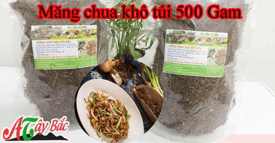 Măng chua khô chuẩn vị ngon của vùng cao Tây Bắc
