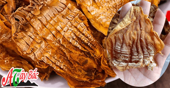 Măng khô Tây Bắc có màu vàng ruộm đẹp mắt Măng khô Tây Bắc có màu vàng ruộm đẹp mắt
