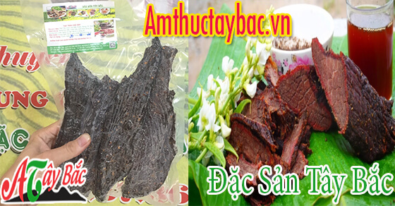Thịt trâu gác bếp Tây Bắc