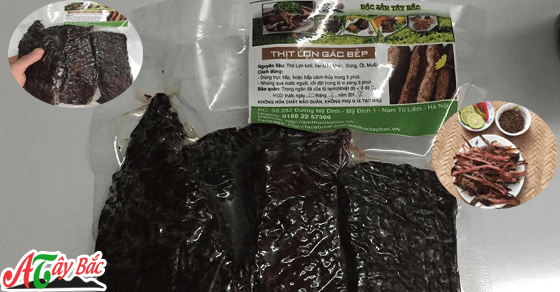 Thịt lợn gác bếp chuẩn ngon thịt lợn bản Tây Bắc Thịt lợn gác bếp chuẩn ngon thịt lợn bản Tây Bắc