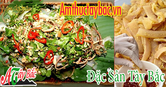 Nộm da trâu chuẩn vị Tây Bắc