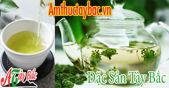 Hoa tam thất thường được pha trà để uống Hoa tam thất thường được pha trà để uống