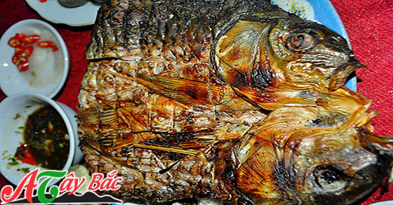 pa pinh top mon ca nuong doc dao huong vi nui rung cua nguoi thai o tay bac