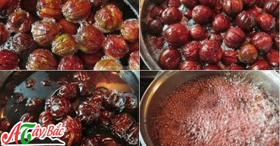 Quy trình làm mứt mận vô cùng công phu và tỉ mì
