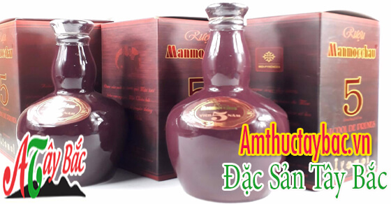 Rượu mận Mộc Châu có vị ngọt thanh cực dễ uống 