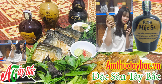 Rượu Mộc Sa là một đặc sản rượu của Mộc Châu