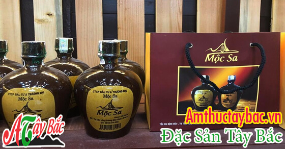 Rượu Mộc Sa có hương vị nồng nàn, độc đáo