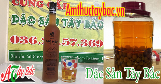 Rượu táo mèo thường có màu vàng sánh