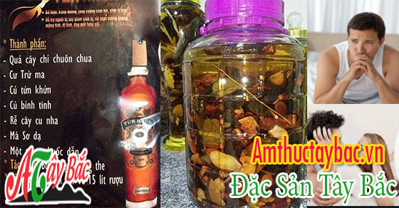 Rượu tứn khửn được các quý ông khá ưa chuộng