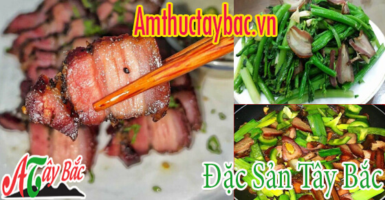 Thịt ba chỉ hun khói xào rau củ Thịt ba chỉ hun khói xào rau củ