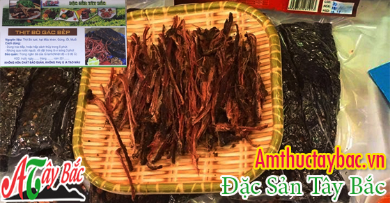 Thịt bò gác bếp là món quà độc đáo, ý nghĩa cho người thân