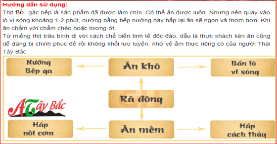 Thịt bò gác bếp – món ăn không thể chối từ