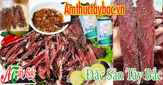 Thịt gác bếp ăn kèm với chẳm chéo ngon nhức nách