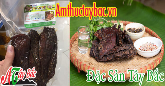 Thịt gác bếp mang đậm chất ẩm thực Tây Bắc