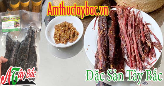 Thịt trâu gác bếp thơm ngon chuẩn vị của Sơn La là món quà tặng cho mọi người