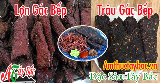 Thịt gác bếp có màu sắc đẹp, hương thơm và vị ngọt Thịt gác bếp có màu sắc đẹp, hương thơm và vị ngọt