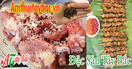Thịt lợn nướng ướp mắc mật khô thơm phức Thịt lợn nướng ướp mắc mật khô thơm phức