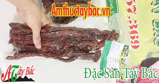 Thịt nai gác bếp của Ẩm Thực Tây Bắc