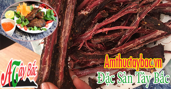 Thịt trâu gác bếp thơm ngon, độc đáo