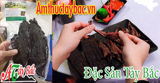 Thịt trâu gác bếp – đặc sản của người dân Tây Bắc