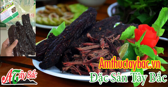 thit trau gac bep mau den sam