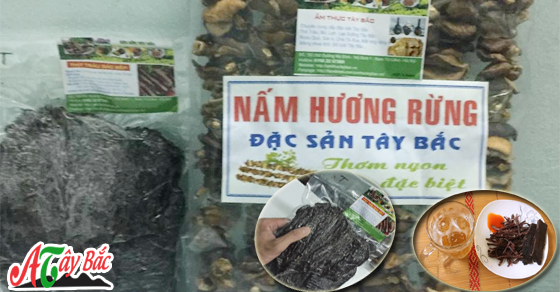Thịt trâu gấc bếp với nấm hương là 2 món quà không thể thiếu khi đến Tây Bắc