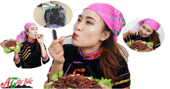 Thịt trâu gác bếp chuẩn loại 1 chỉ có tại ẨM THỰC TÂY BẮC