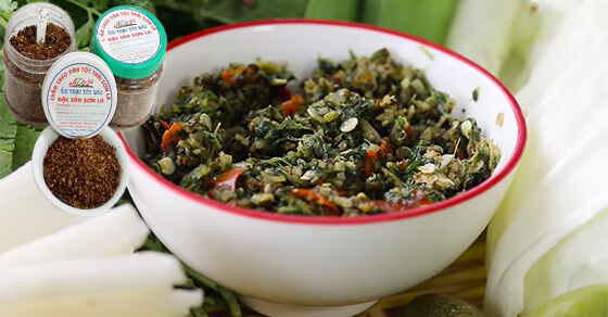 Thức chấm của Tây Bắc cũng vô cùng đặc biệt