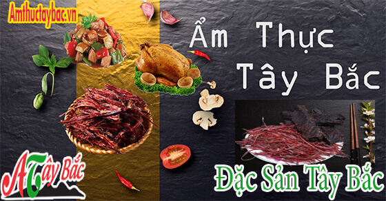 Thịt gác bếp đặc trưng ẩm thực Tây Bắc